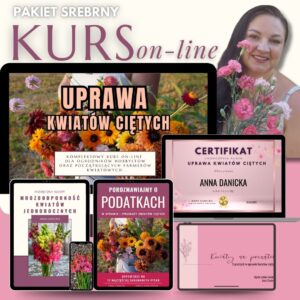 przedstawienie bonusów kursu on-line uprawa kwiatów ciętych
